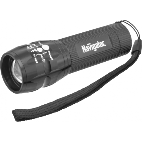 Фонарь Navigator 94 967 NPT-CM03-3AAA алюм. 1LEDх3Вт, фокус, блист.