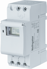Таймер Navigator 61 559 NTR-E-D01-GR на DIN-рейку электрон.