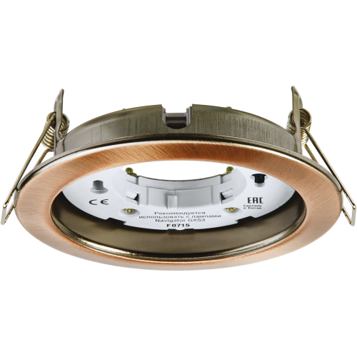 Светильник Navigator 71 282 NGX-R1-006-GX53(Черненая медь)