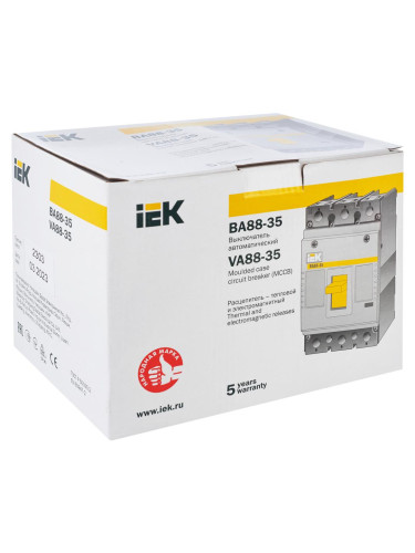 Выключатель автоматический ВА88-35 3Р 125А 35кА IEK