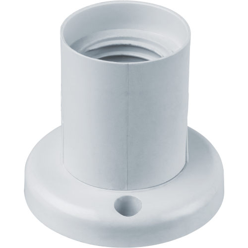 Патрон электрический Navigator 14 017 NLH-PL-W2-E27 пластик потолочный прямой