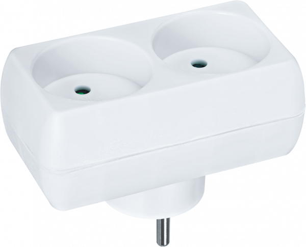 Разветвитель Navigator 94 671 NAD-L-2X-C-WH 2 гн. б/з