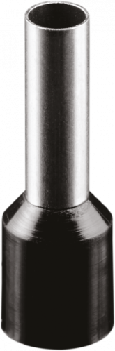 Наконечник Navigator 71 911 NET-E6012-B10 Е-гильзы НШВИ черный (10 шт/упак)