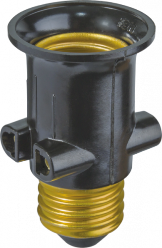 Патрон электрический Navigator 71 695 NLA-E27-S-E27 переходник Е27 на розет и Е2