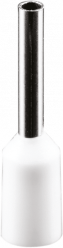 Наконечник Navigator 71 912 NET-E7508-B10 Е-гильзы НШВИ белый (10 шт/упак)