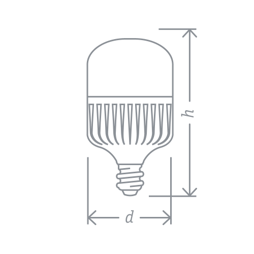 лампа E40 NLL T120 40W 840 230V (форма: овал, большой мощности, АРХИВ) Navigator | уп.20/1/1(шт.)
