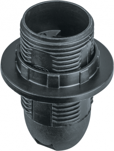 Патрон электрический Navigator 61 350 NLH-PL-R1-E14-BL пласт.люстровый с кольцом