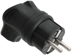 Вилка с боковым вводом ВБу3-1-0м ОМЕГА IP44