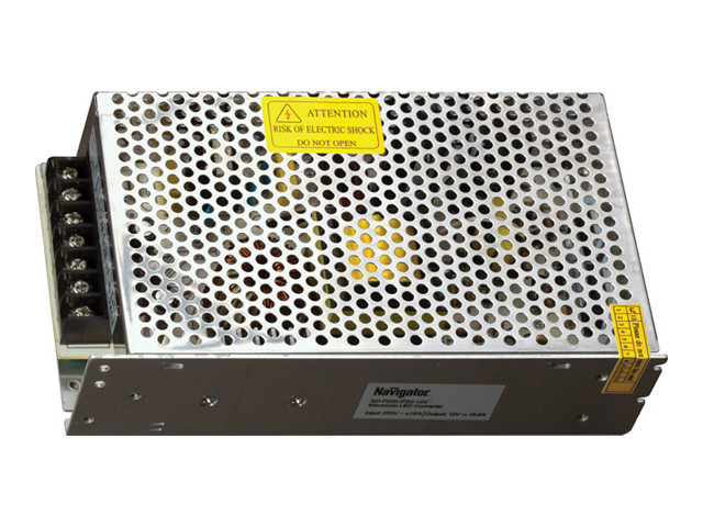 Драйвер Navigator 71 468 ND-P200-IP20-12V  (Блок питания метал.)