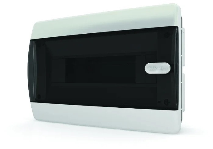 CVK 40-12-1 встр-мый 12 мод. IP40, прозрачная черная дверца