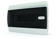 CVK 40-12-1 встр-мый 12 мод. IP40, прозрачная черная дверца