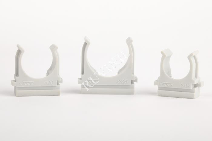 Крепеж-клипса 20мм (пластм.) для монтажного пистолета серая (уп. 22х120шт)