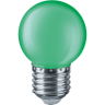 лампа E27 NLL G45 1W G 230V (LED, шар зеленый) Navigator | 10шт./уп.