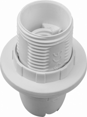 Патрон электрический Navigator 71 602 NLH-PL-R1-E14 пластик люстровый с кольцом