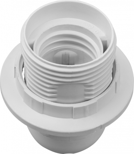 Патрон электрический Navigator 71 603 NLH-PL-R1-E27 пластик люстровый с кольцом