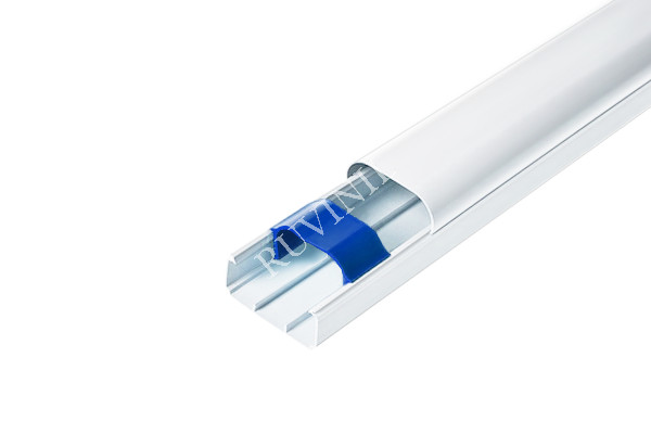 Кабель-канал "РУВИНИЛ" 74х55х2000мм (белый)   АРКТИКА,,парапетный   (уп. 16 м.)