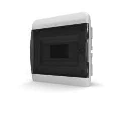 BVK 40-08-1 встр-мый 8 мод. IP40, прозрачная черная дверца