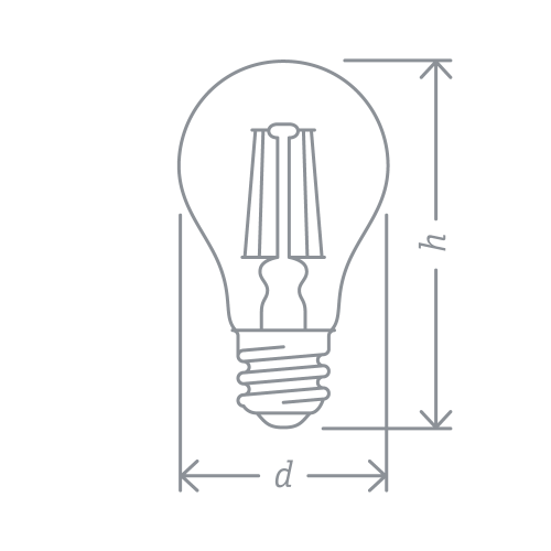 лампа E27  NLL-F A60 8W 2,7K 230V (груша) Navigator | 10шт./уп.