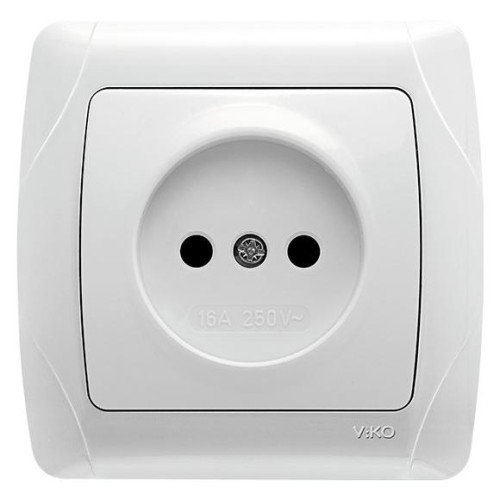 розетка 1-ная Carmen бел.