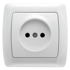 розетка 1-ная Carmen бел.
