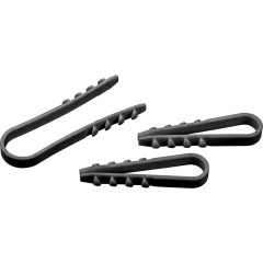 Дюбель-хомут Navigator 14 210 NCU-19-25-65-50/BL черный (50 шт/упак)