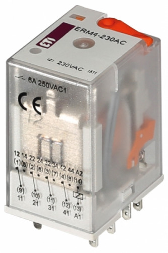 Реле промежуточное ERM4-012DCL 4p