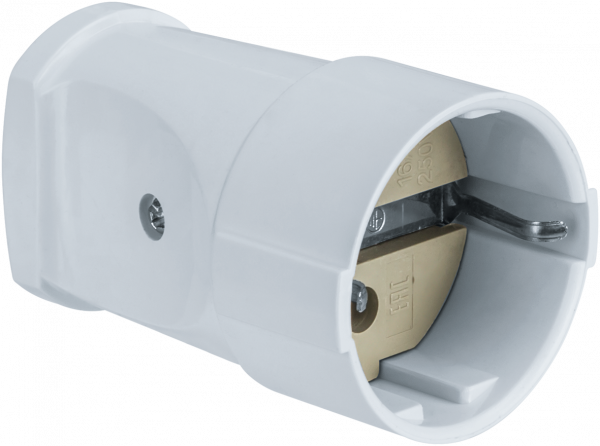 Розетка Navigator 61 366 NCA-SK01-16A-E-WH переносная с/з белая
