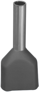 Наконечник Navigator 61 038 NET-E2-0.75-8-B50 НШВИ2, сер.2 провода (50шт/упак)