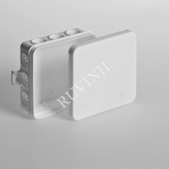 Коробка разв. для о/п 100х100х35мм (белая) 12 вводов, IP54 Тусо (уп. 98шт)