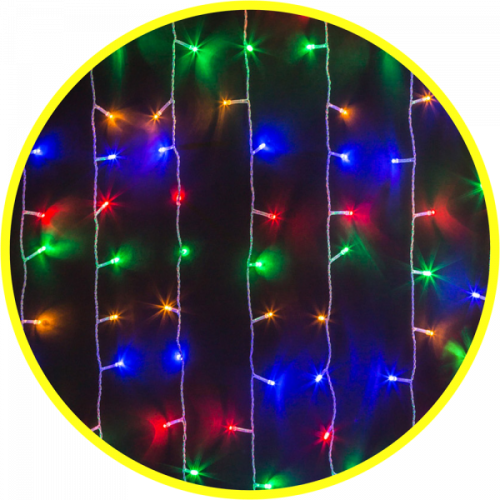 Гирлянда Navigator 61 860 NGF-C01-288RGBY-8-1.5x1.5m-230-C8-TR-IP20