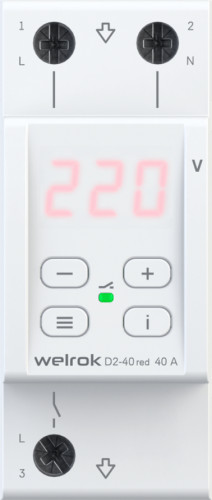 Вольтметр Welrok UI-1 red