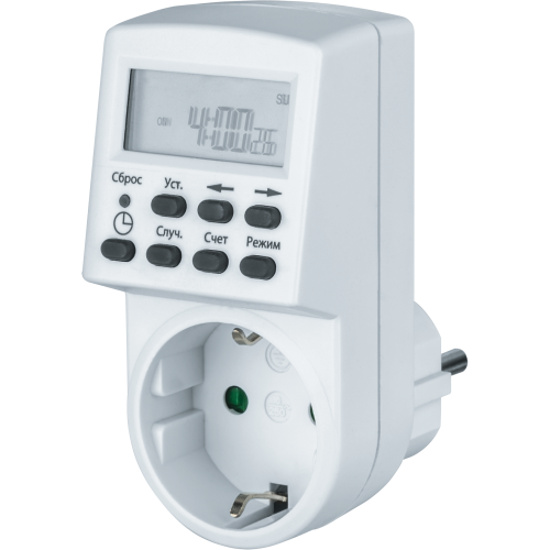 Таймер Navigator 61 555 NTR-E-S01-WH розет. электрон.