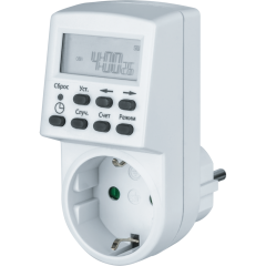 Таймер Navigator 61 555 NTR-E-S01-WH розет. электрон.