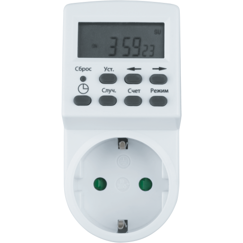 Таймер Navigator 61 555 NTR-E-S01-WH розет. электрон.