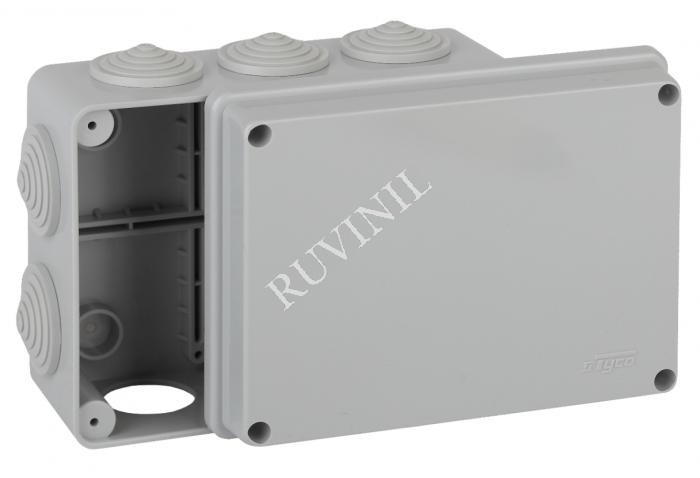 Коробка расп. для о/п, 150х110х70мм   10вводов,IP55 Тусо.  (уп. 22 шт.)