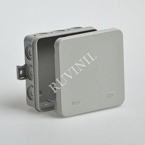 Коробка разв. для о/п 100х100х35мм 12 вводов, IP54 Тусо (уп. 98шт)