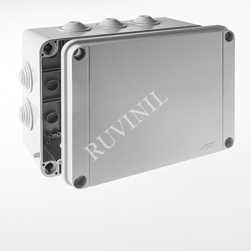 Коробка расп. для о/п, 300х220х120мм 10вводов,IP55 Тусо. (уп. 4 шт.)
