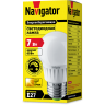лампа E27 NLL G45 7W 2,7K DIMM 230V (шар) Navigator | уп.100/10/1(шт.)