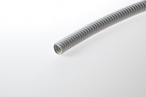 Шланг гофр. 16мм дренажный армированный ПВХ белый, Dн = 19,2мм (уп. 30м)
