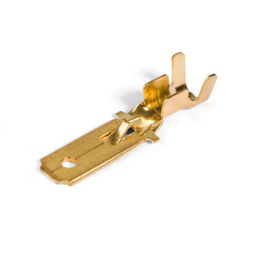 Разъем плоский неизолир. РП-П 2.5–(6.3) (™КВТ) (уп. 500шт)