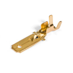 Разъем плоский неизолир. РП-П 2.5–(6.3) (™КВТ) (уп. 500шт)