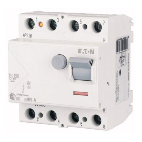 Выключатель диф. тока 4п 63А 30мА тип AC 6кА HNC 63/4/003 4мод. EATON