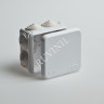 Коробка расп. для о/п, 70х70х40мм  (белая)   7вводов, IP55   (уп. 162 шт.) Тусо.