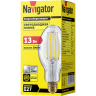 лампа Е27 NLL ED75 13W 840 CL  230V (высокой мощности, форма ДРЛ) Navigator | уп.50/1/1(шт.)
