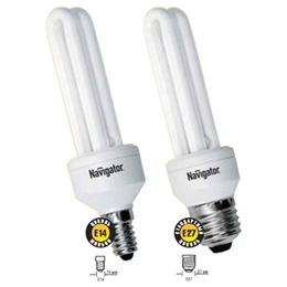 Лампа энергосберегающая 2U 9Вт Е14 2700К NCL-2U-09-827-E14 Navigator (снято с производства)