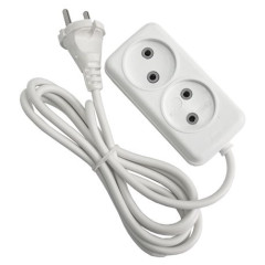 Удлинитель бытовой 2 гн. ПВС 2х1 арт. EU-02-020N