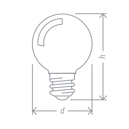 лампа E27  NLL G45 1W Y 230V (LED, шар желтый) Navigator | 10шт./уп.