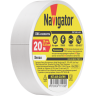 Изолента Navigator 71 109 NIT-A19-20/WH белая