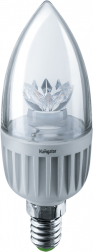Лампа Navigator 71 854 NLL-C37-7-230-2.7K-E14-CL