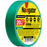 Изолента Navigator 71 113 NIT-A19-20/G зелёная
